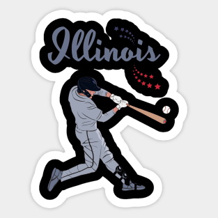 Illinois Baseball | 50 USA Sports Cities Sticker